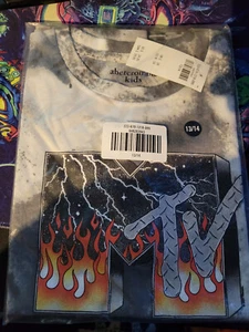 Abercrombie Kids MTV Graphic T-Shirt Size 13/14 - Picture 1 of 1