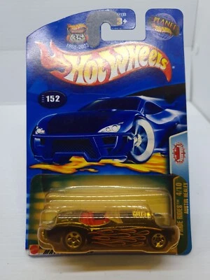 Hot Wheels 2002 #152 Pride Rides #4/10 Austin Healey Black New On Card 57133 NIB - Image 1 of 4
