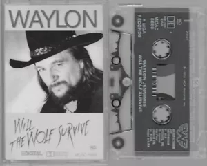 Waylon Jennings Will the Wolf Survive (Cassette, 1986 MCA) VG-VG+ - Picture 1 of 3