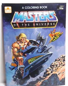 UNUSED Battle Ram Coloring Book Vtg 1982 Masters of the Universe He-man - Picture 1 of 9