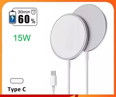 Wireless Charger 15W Schnellladepad für iPhone 16E, 16 Pro Max, 16Plus, 16 Pro - Bild 1 von 4