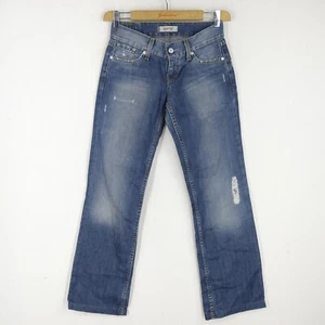 Levi's 557 Jeans Size 26 Women's Comfortable Cotton Denim Solid Pants - Picture 1 of 5