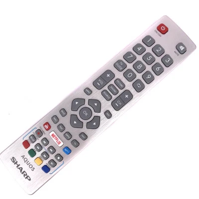 Nuovo originale SHW/RMC/0115 per telecomando TV Sharp Aquos Netflix LC-40FG5342K - Image 1 of 3