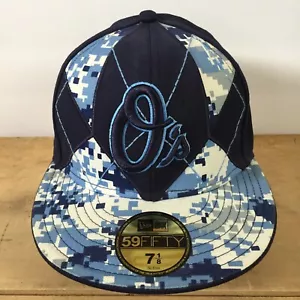 MLB Baltimore Orioles New Era 59FIFTY Ajustado 7 1/8 Gorra Gorra Béisbol Digital Camuflaje - Imagen 1 de 10