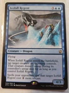 2015 Wizard Coast Magic The Gathering Dragons Tarkir Icefall Regent 58 Game Card - Picture 1 of 2