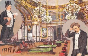CPA MONACO MONTE CARLO LE JEU VEINE ET DEVEINE - Picture 1 of 1
