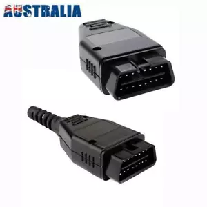 OBD2 OBD-II 16-pin Connector connection male OBD shell plug+shell+SR+screw - Picture 1 of 6