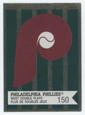 1991 Panini Canadian Top 15 Philadelphia Phillies/Most Double Plays Philadelphia