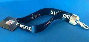 New England Patriots Wristlet Lanyard Keychain NFL Licensed NWT 9" Length - Picture 1 of 3