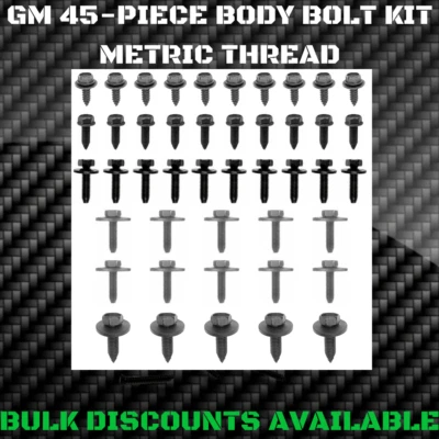 1981-1988 Monte Carlo Interior Exterior Engine Bay Body BOLT SCREW Kit OEM GM - Image 1 of 4