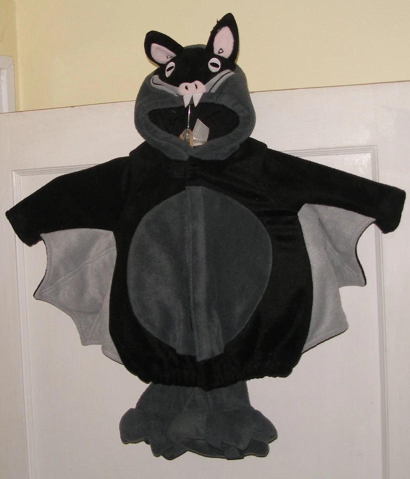 Antiguo Disfraz de Murciélago Azul Marino Halloween Niño Niña Talla 6-12 Meses Nuevo con Etiquetas Reparadas Foto 1 de 4