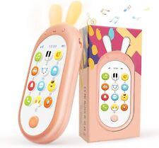 Richgv Telefono Giocattolo per neonato, cellulare - Rosa 