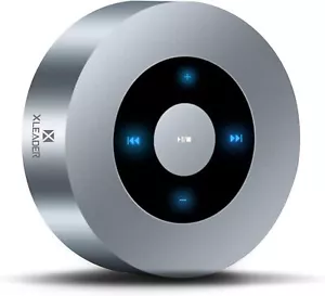 Silver 5-Watt Mini Bluetooth Portable Wireless Speaker Aux In Micro SD Mic - Picture 1 of 7