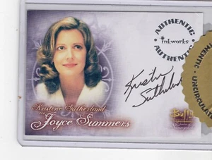 Kristine Sutherland Inkworks Buffy Women of Sunnydale 2004Authentic Autograph A4 - Picture 1 of 2