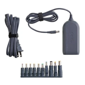 Universal 65W Laptop Charger with 10 Interchangeable Tips - Picture 1 of 5