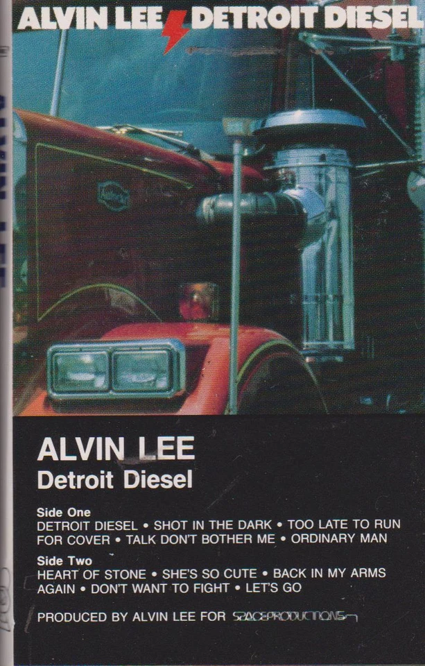 ALVIN LEE CASSETTE "DETROIT DIESEL" 1986 Foto 1 de 1