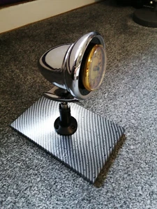 vintage mini bullet miiror desk clock - Picture 1 of 13