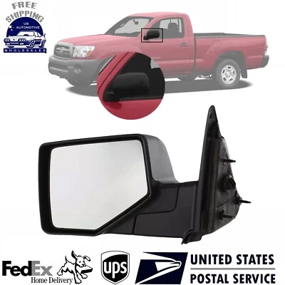 Espejo retrovisor delantero lado del conductor manual plegable negro texturizado para Ford Ranger 2006-2011 Foto 1 de 4