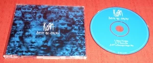 KORN 3 TRACK CD SINGLE - HERE TO STAY - 2002 UK ISSUE ON EPIC RECORDS - Foto 1 di 2
