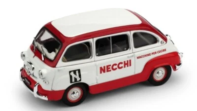 MODELLINO AUTO STATICO BRUMM FIAT 600 MULTIPLA 1960 MACCHINE NECCHI SCALA 1/43 - Immagine 1 di 4