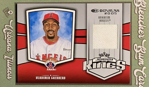 2005 Donruss Jersey Kings /250 Vladimir Guerrero #JK-2 HOF Los Angeles Angels
