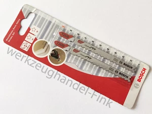 BOSCH 2x Stichsägeblatt T102D HCS T-Schaft clean for PP / PE - Bild 1 von 2
