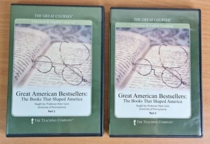 The Great Courses Great American Bestsellers Pt 1 and Pt 2 - 24 lessons CD - Picture 1 of 14