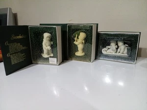 Set Of 3 Snow babies Department 56 All Three In The Box. - Picture 1 of 7