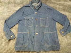 Wrangler Vtg (46) Sanforized Denim Chore Coat - Picture 1 of 5
