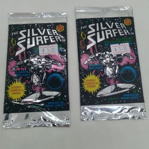 1992 Comic Images Silver Surfer All Prism 2 Sealed Pack LOT - Bild 1 von 2