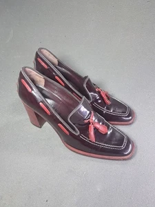 Tod’s italienische Pumps Lackleder Burgunder Größe 7,5 Damen - Bild 1 von 13
