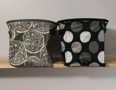 Thirty-One Mini Storage Bin Multi Color  Patterns 2pk - Image 1 of 2