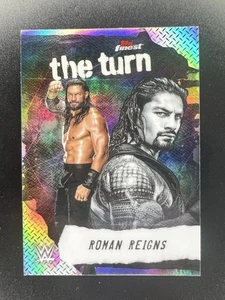 Roman Reigns 2025 Topps Finest WWE THE TURN REFRACTOR PARALLEL INSERT #TT-RR - Bild 1 von 2
