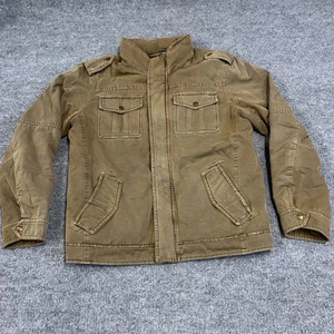 Giacca Levis uomo piccola marrone sherpa foderata cotone camionista manica lunga full zip - Foto 1 di 10