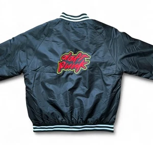 Giacca Daft Punk PERSONALIZZATA Coachella SHAKA STREETWEAR Varsity, Nero, TAGLIA XL - Foto 1 di 7