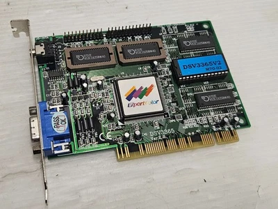 S3 Trio64V2/DX, 86C775, VRAM 2MB, PCI, VGA, Expert Color DSV3365V2, WORKING CARD - Image 1 of 4