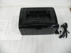 HP LaserJet Pro P1102W Wireless Printer W/ Cables Tested only 59 Pages - Picture 1 of 12