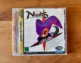 Nights Into Dreams Sega Saturn 1996 W/ Manual & Reg Card