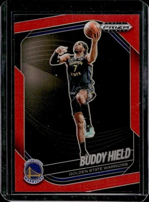 Prizm Black Buddy Hield Red Prizm #63/299 Warriors 2024-25 Foto 1 de 2