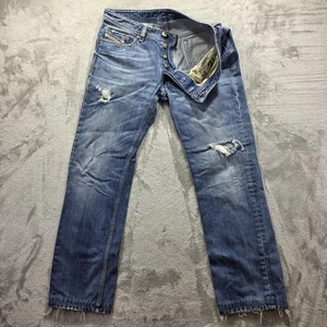Diesel Jeans Herren 32 Blau Viker Regular Straight Button Fly Wash 0201M - Bild 1 von 15