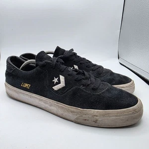 Converse Louie Lopez Pro Ox Mens Size 12 Black White Skateboarding Shoes Casual - Picture 1 of 14
