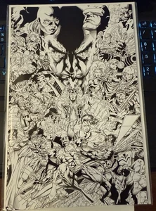 Uncanny X-Men # 1 Joe Quesada 1:1000 variante boceto virgen 2018 - Imagen 1 de 13