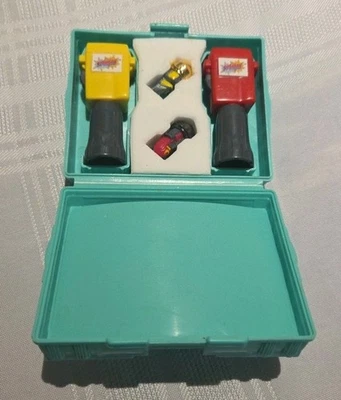 Spinjas Battlers Vintage Tomy 1987 Mint Green Arena 2 lanzadores y 2 hilanderos Foto 1 de 4