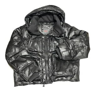 Tumi Utility Expedition Tactical Black Camo Jacket Down Puffer Large $525 New! - Picture 1 of 13