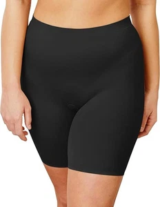Maidenform womens Cover Your Bases Smoothing Short shapewear half slips,Black,L - Picture 1 of 3