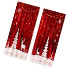 Holiday Drapes Set of 2 with Soft Hanging Drape for Bedrooms