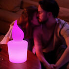 Flackernde LED flammenlose Kerzen Fernbedienung Nachtlicht Hochzeitsdeko