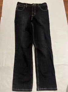 Wrangler Boy’s Jeans Size 12 Regular With Adjustable Waist Dark Wash - Picture 1 of 8