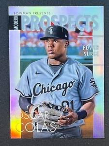 OSCAR COLAS 2023 Bowman #MP-8 Modern Prospects Medias Blancas de Chicago - Imagen 1 de 2