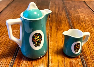Antikes Kaffee-Portionskännchen + Sahnekännchen Gebr. BAUSCHER Weiden 20er Jahre - Bild 1 von 7